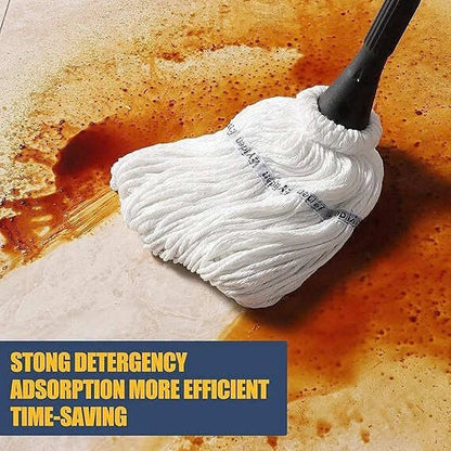 Self-Wringing Floor Mop | 2-in-1 Scrub & Mop Head | Less Effort, More Sparkle