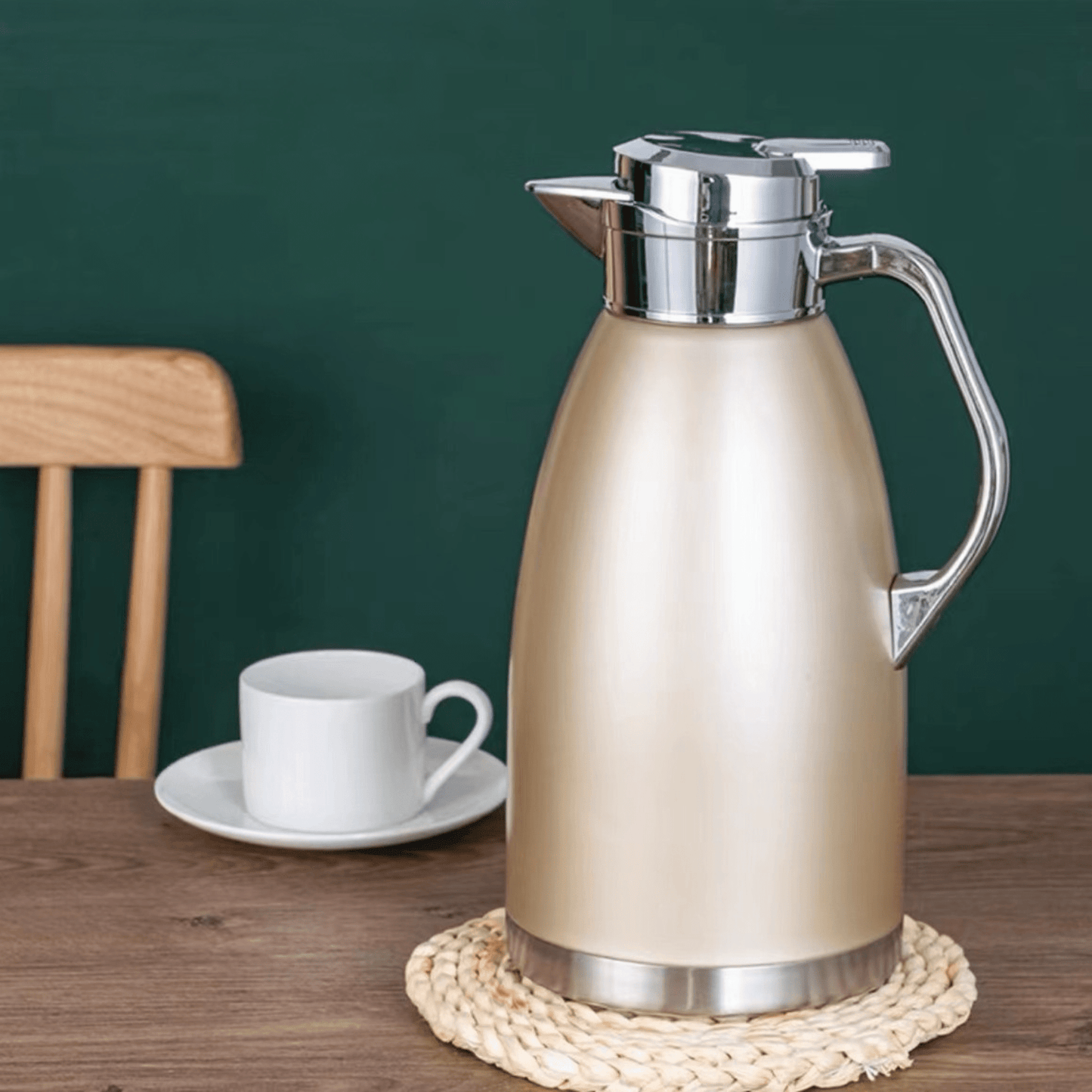 Multi-Purpose Stainless Steel Vacuum Insulated Kettle (2.3L)