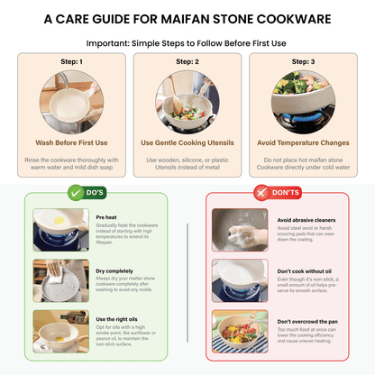 Maifan Stone Non-Stick Tawa (28cm)