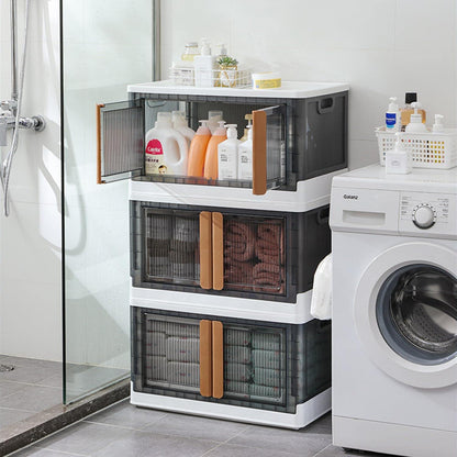 Single-Layer Multi-Bin Cube Storage Cabinet