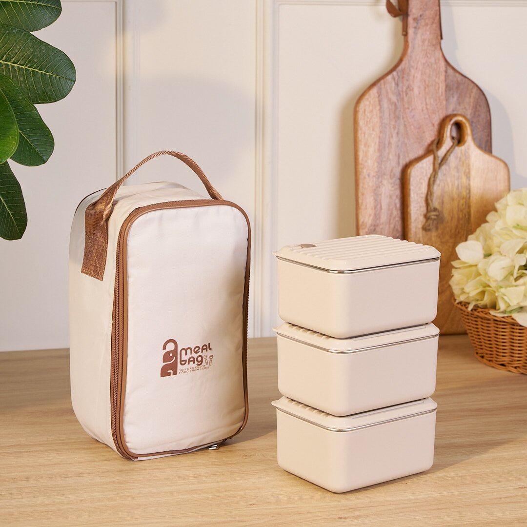 Microwaveable Stainless Steel Lunch Box