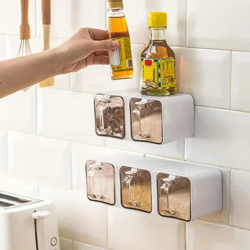 Kitchen Wall-Mounted Spice Rack