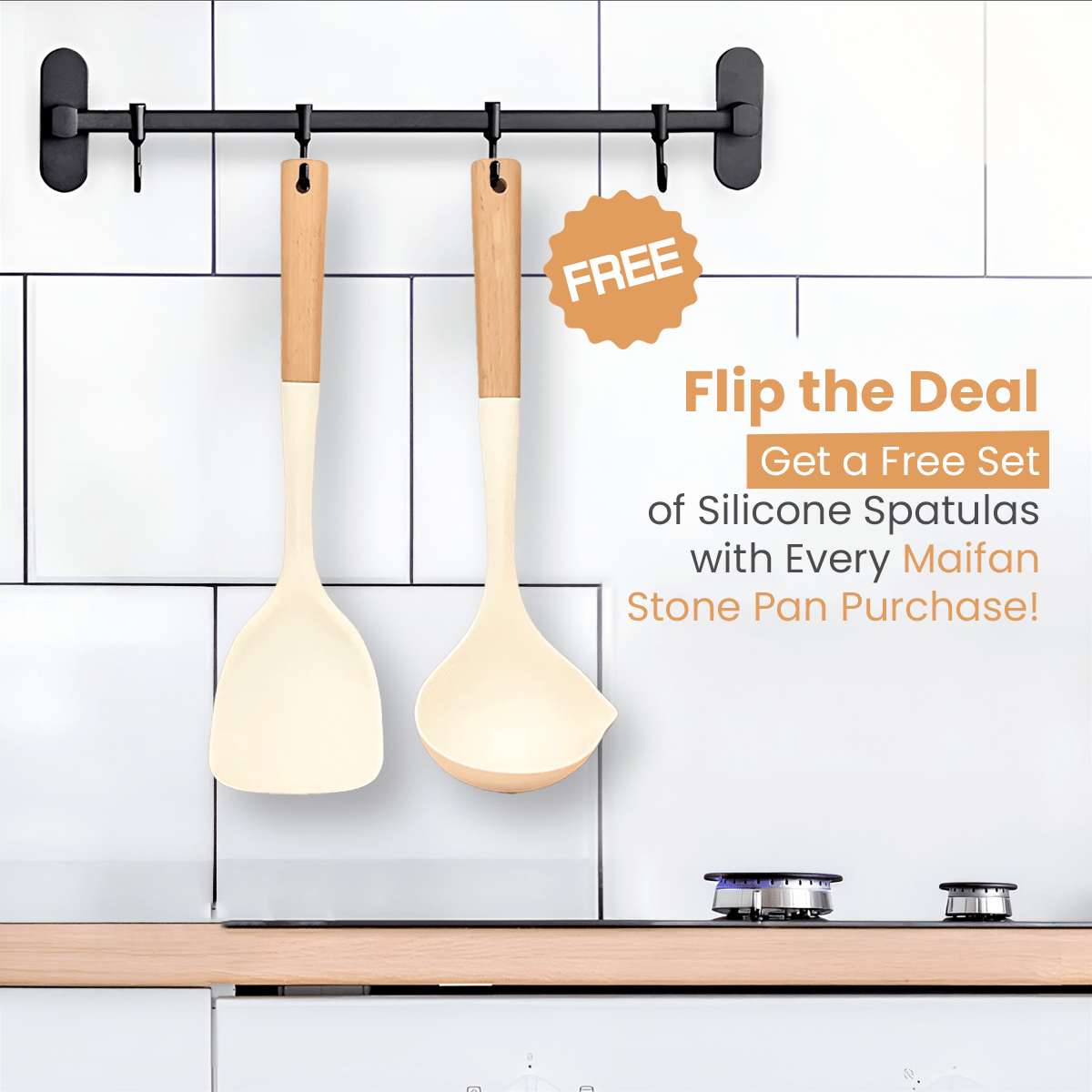 Maifan Stone Non-Stick Tawa (28cm)