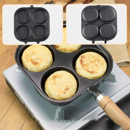 Multi-Hole Non-Stick Cast Iron Square Pancake Maker(19cm)
