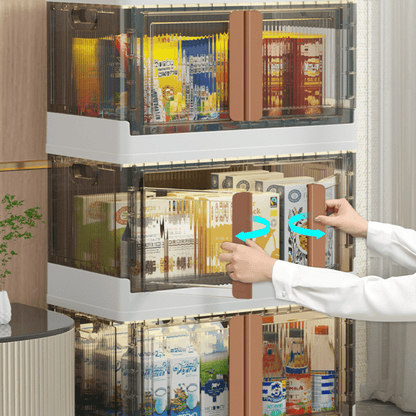Single-Layer Multi-Bin Cube Storage Cabinet
