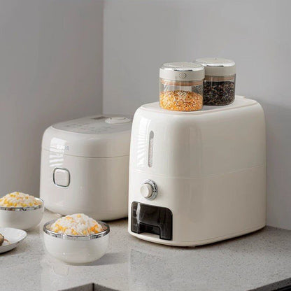 Multi-Purpose Airtight Rice Storage Container with Measuring Cup