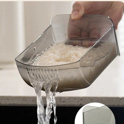 Multi-Purpose Airtight Rice Storage Container with Measuring Cup