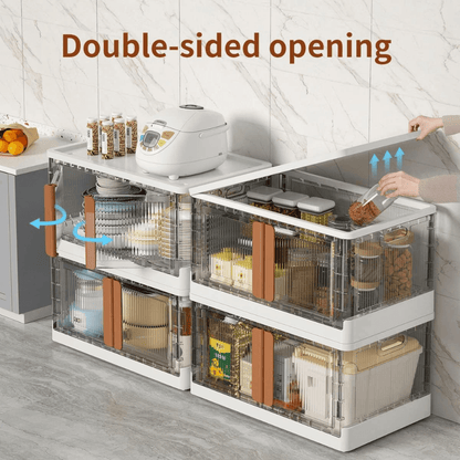 Single-Layer Multi-Bin Cube Storage Cabinet